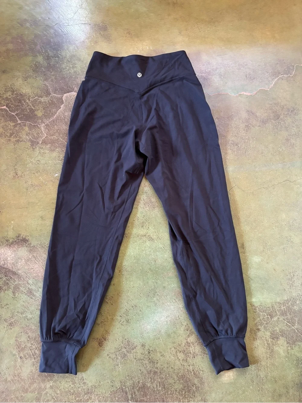 Lululemon Black High-Waist Jogger Pants